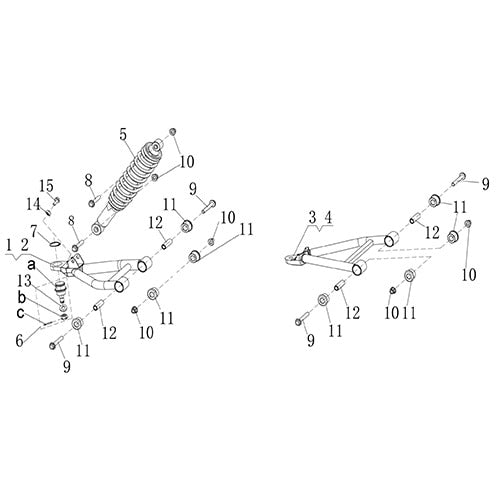 GKD350 FRONT SUSPENSION ASSEMBLY