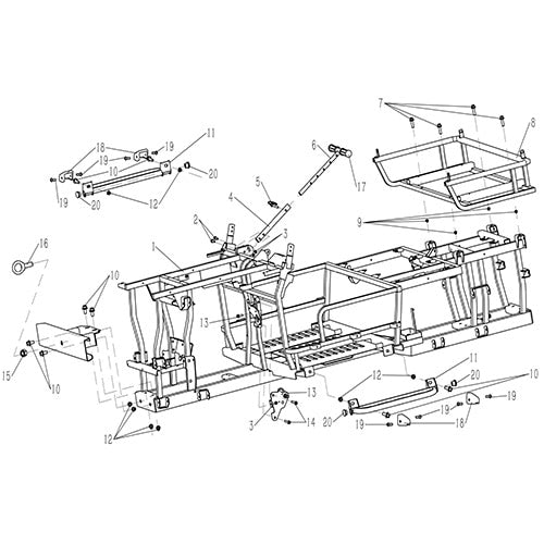GKD350 Frame and Accessory 1