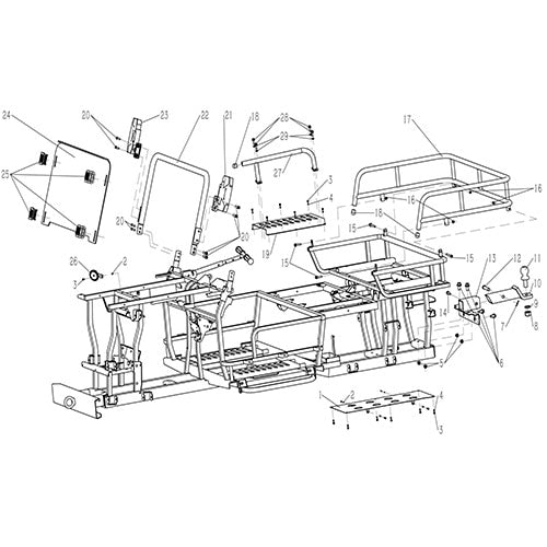 GKD350 Frame and Accessory 2