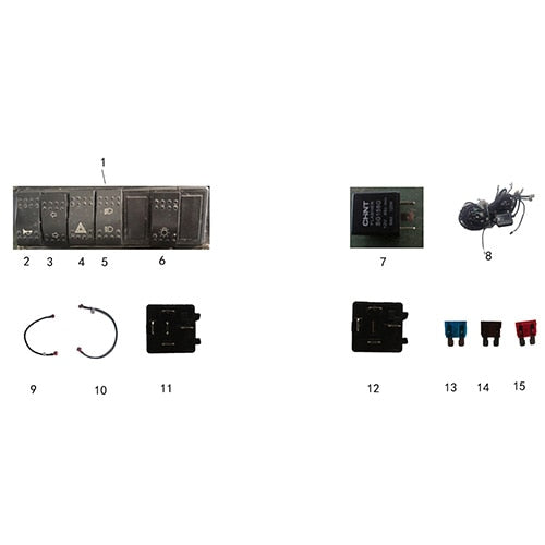 GKD350 MAIN WIRING AND ELECTRICAL