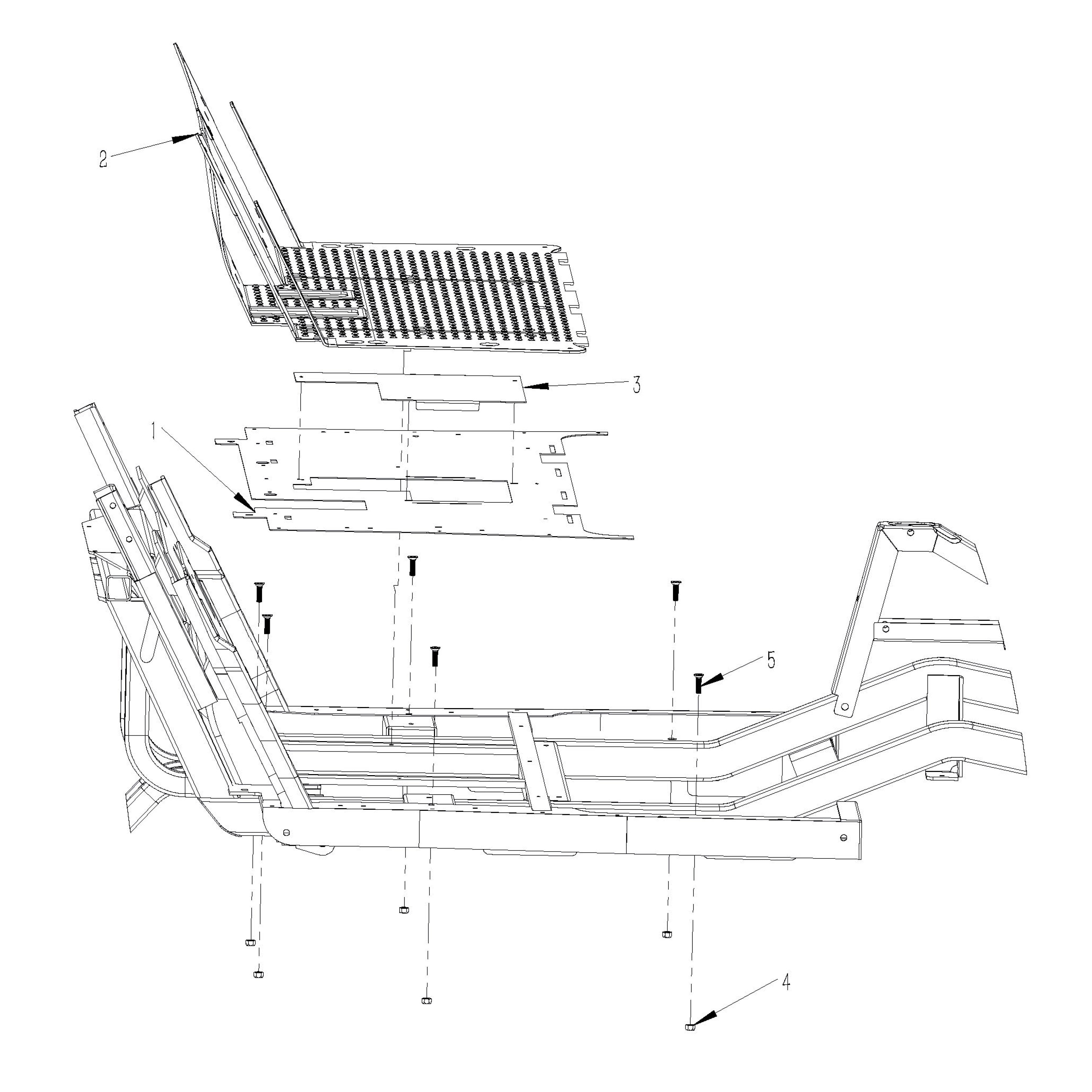 GMF2X Golf Cart Part - Floormat Assembly