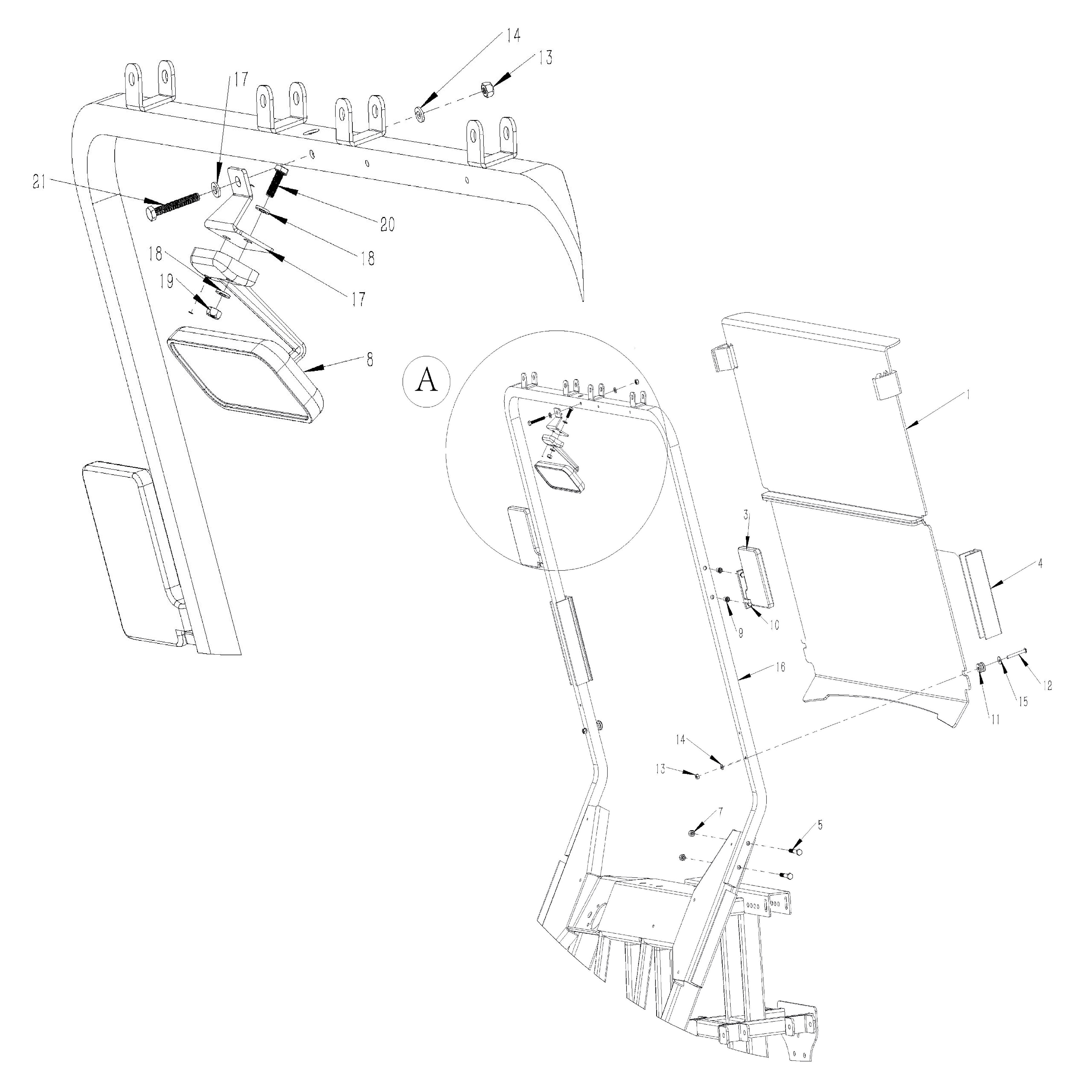 GMF2X Golf Cart Part - Front Strut Assembly