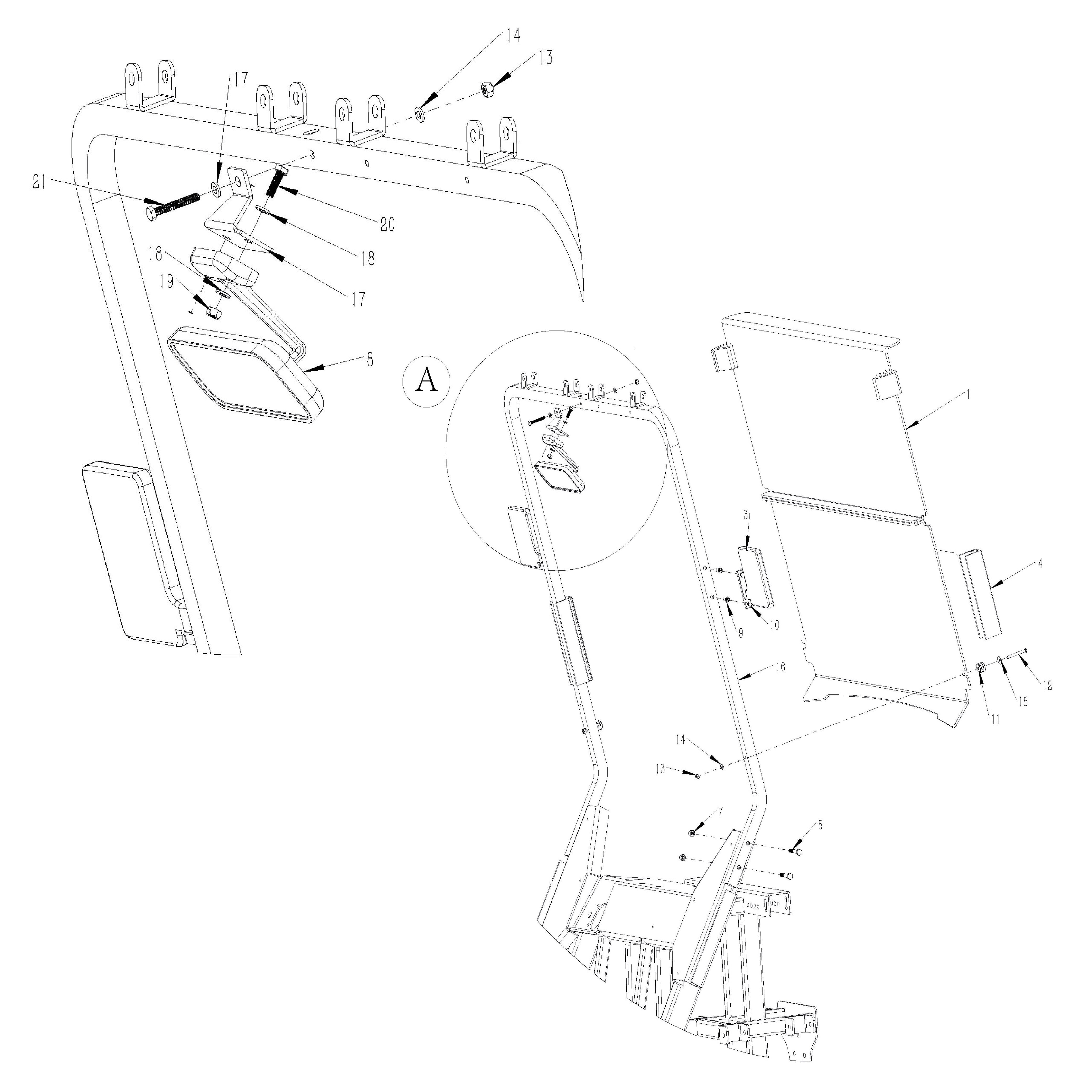 GMF2X Golf Cart Part - Front Strut Assembly