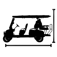 MVR 4X Golf Cart Dimensions