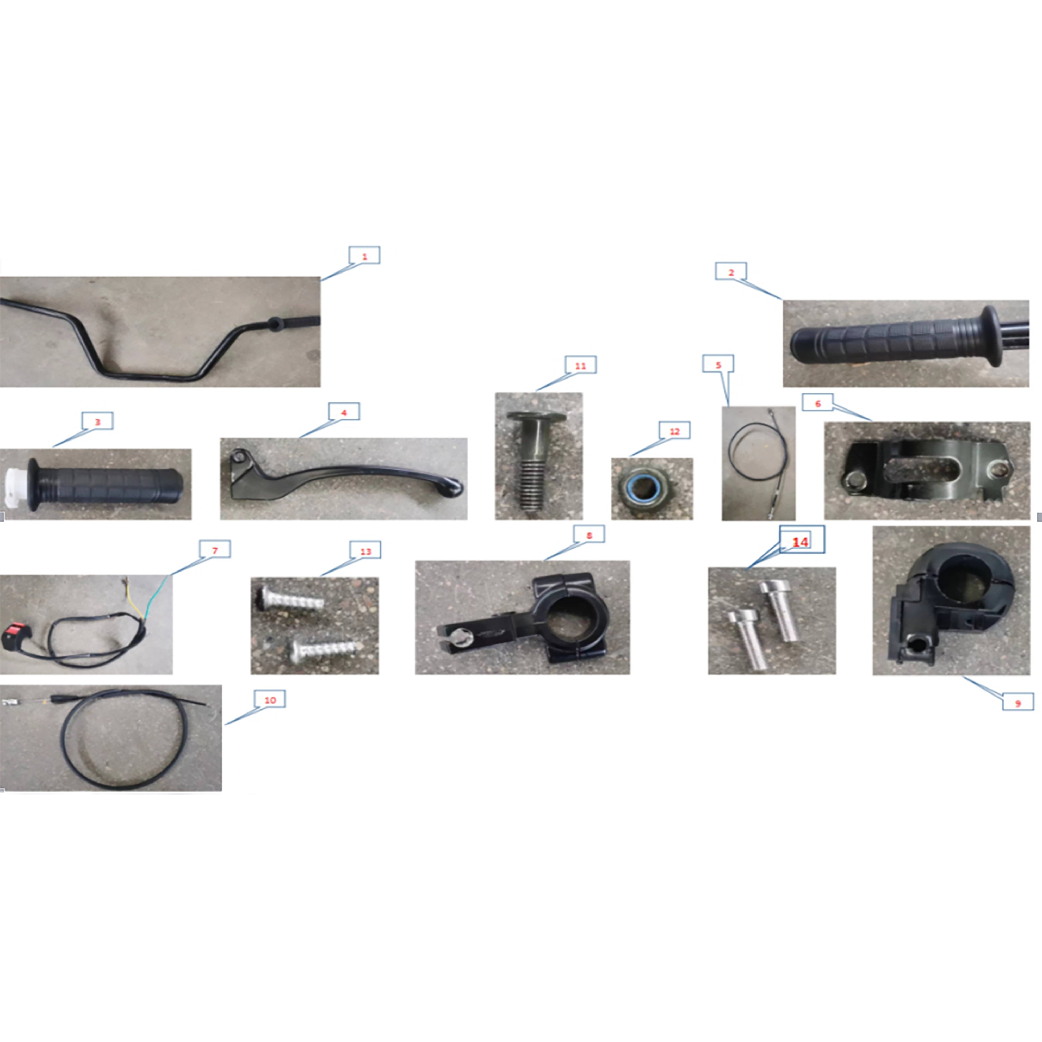 MB 200S HANDLEBAR ASSEMBLY