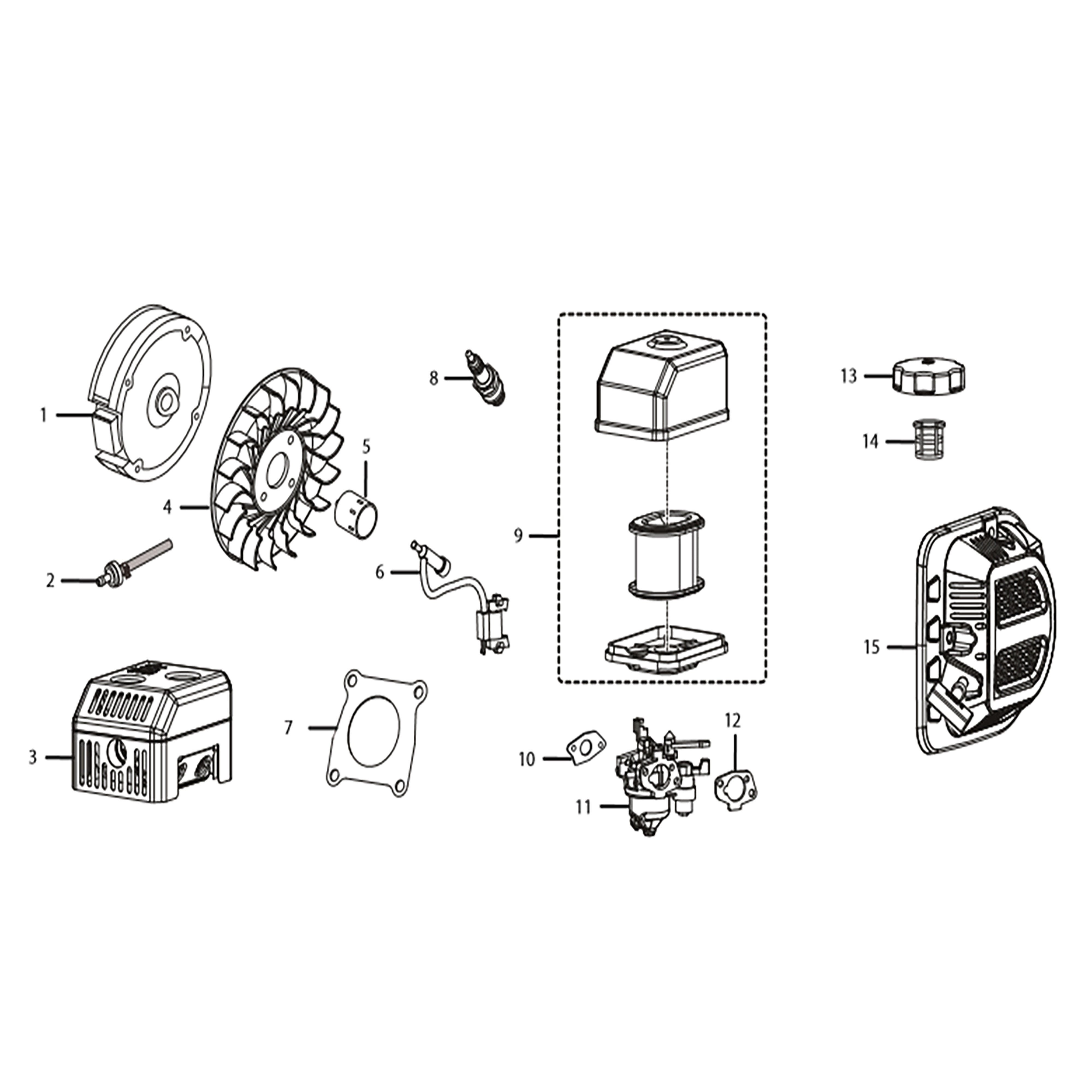 MB 200 ENGINE SPARE PARTS