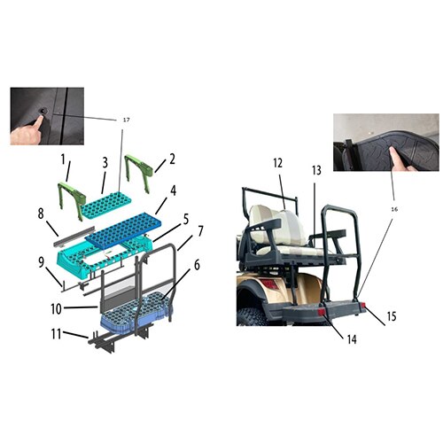 MEV2X Flip-flop Seat
