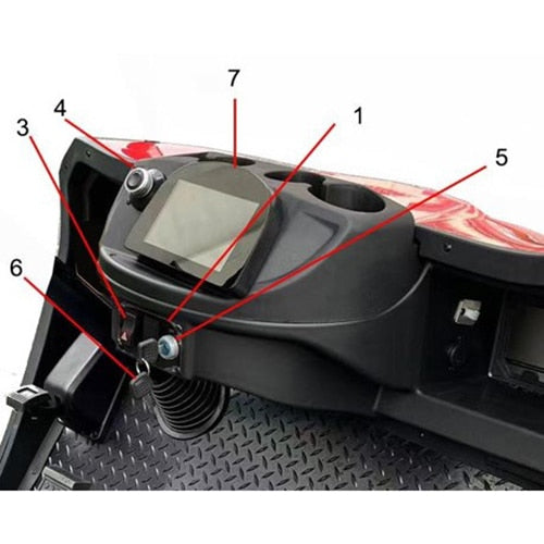 MEV2X Instrument Panel, Start Key