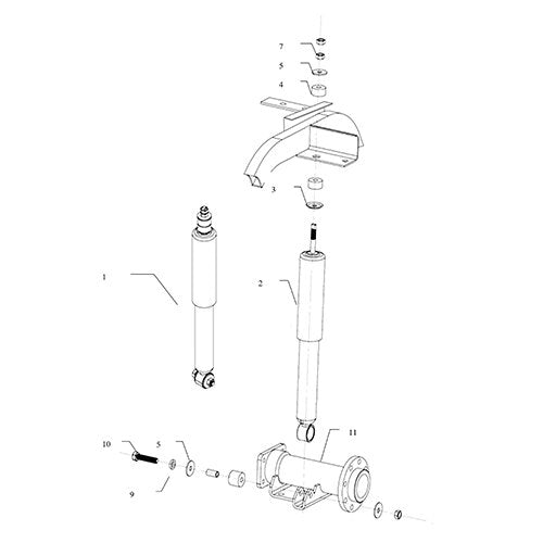 MEV2X Rear Shock Absorber