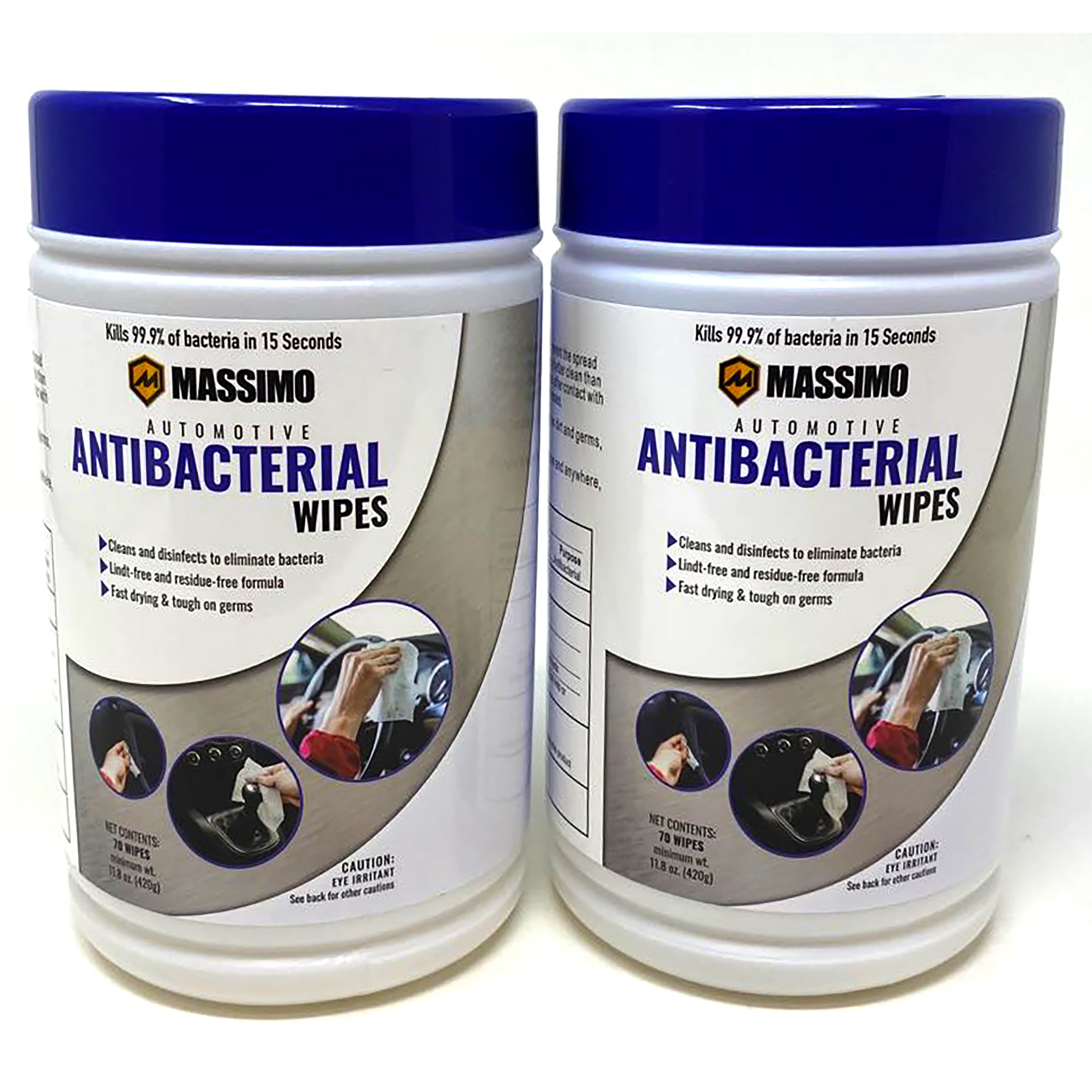 Massimo Antibacterial Cleaning Wipes-2 Pk - 140 Count