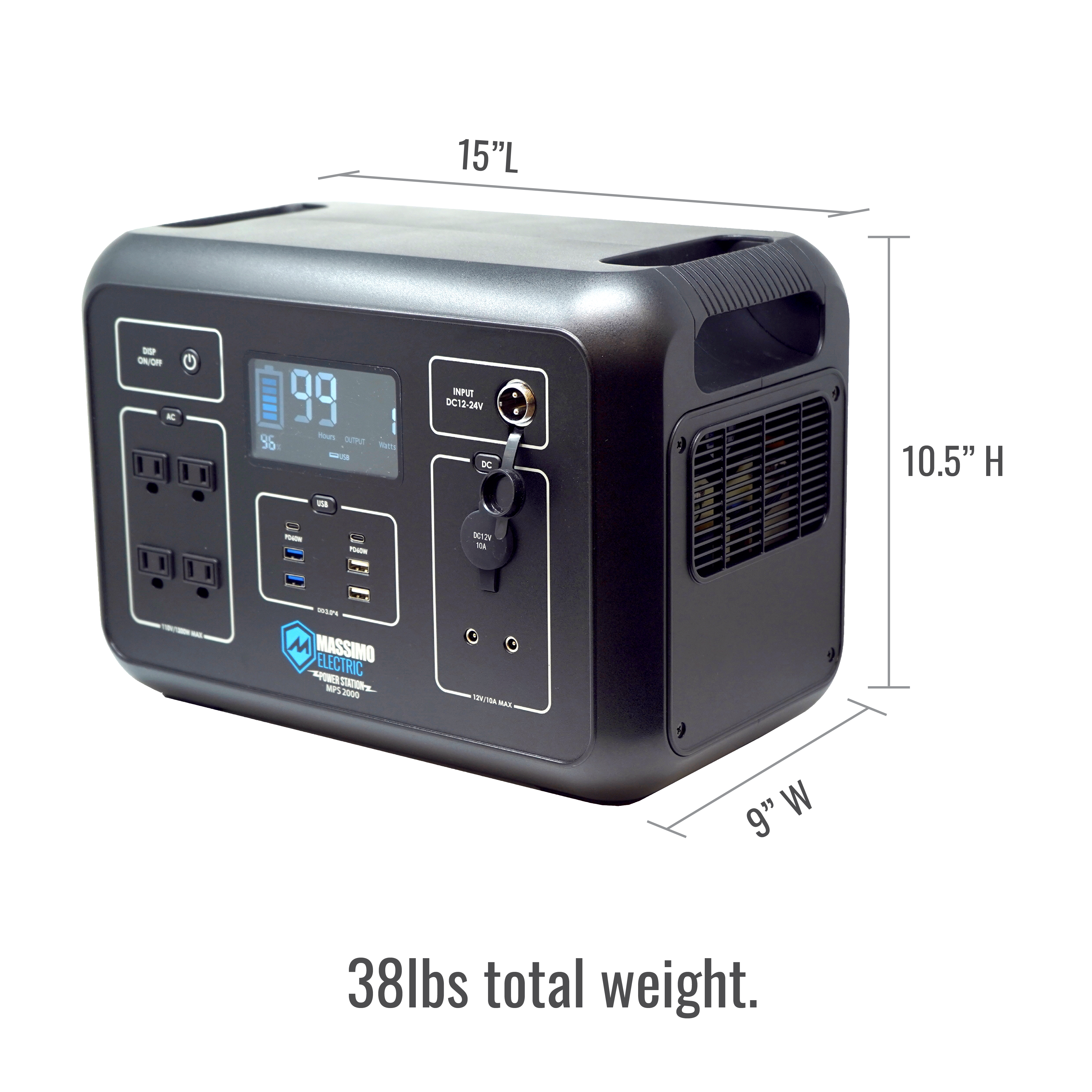 MASSIMO 2000W POWER STATION