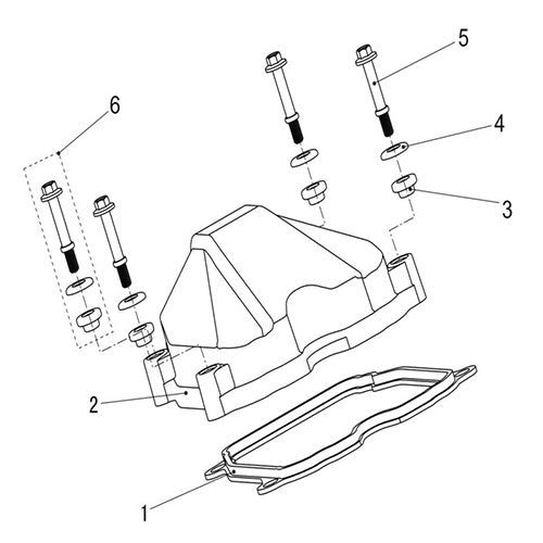 MSA 760 CYLINDER  HEAD COVER