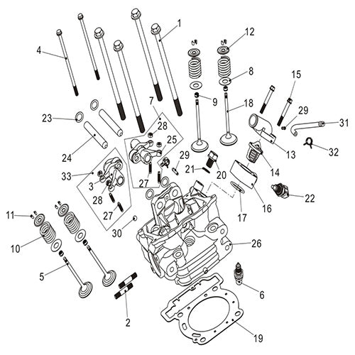 MSA 760 CYLINDER  HEAD