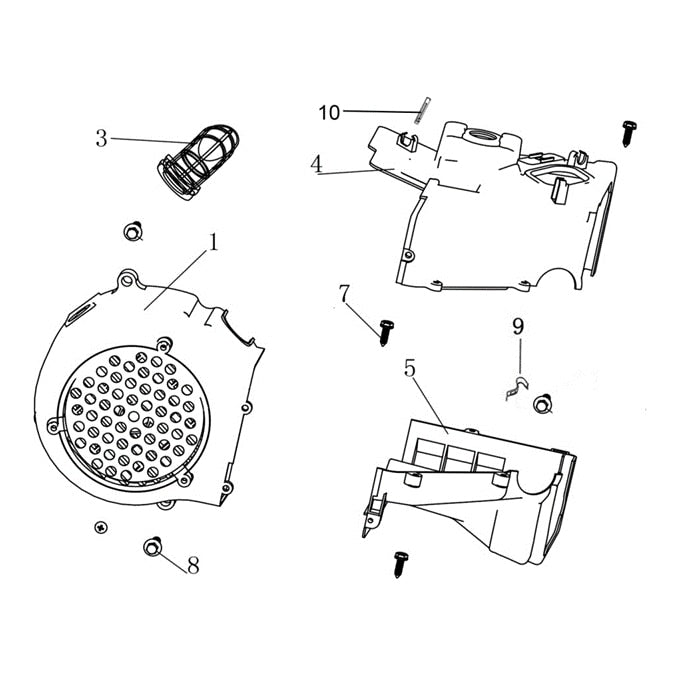 MSA 150 FAM COVER AND SHROUD COMP