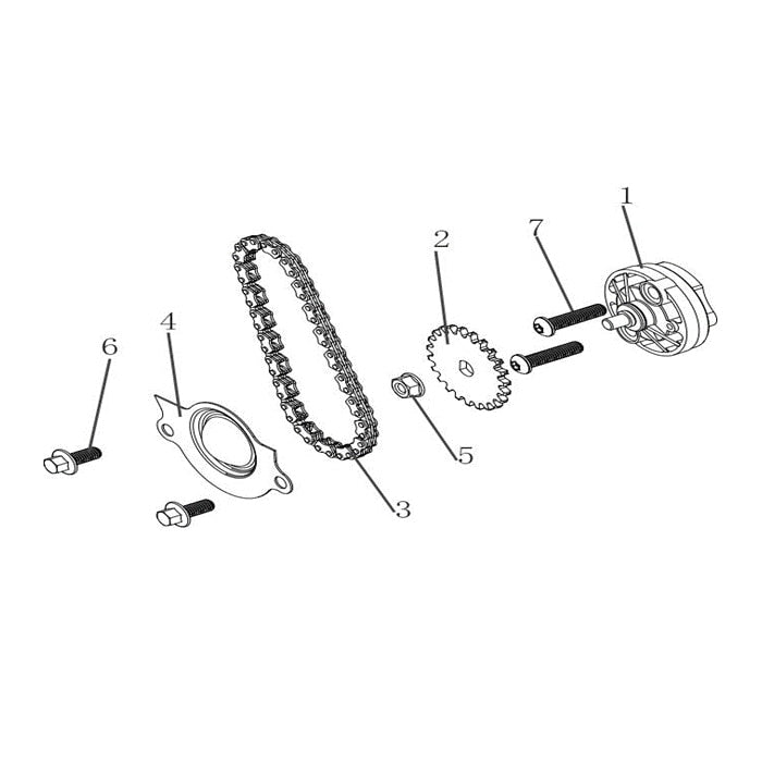 MSA 150 OIL PUMP ASSY