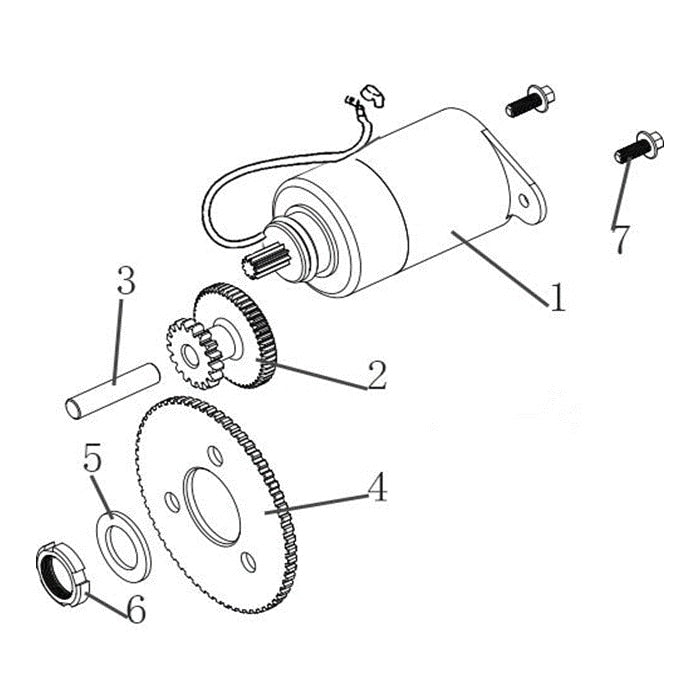MSA 150 STARTING MOTOR