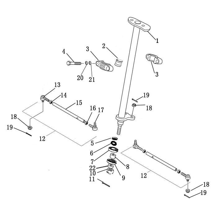 MSA 150 STEERING COLUMN