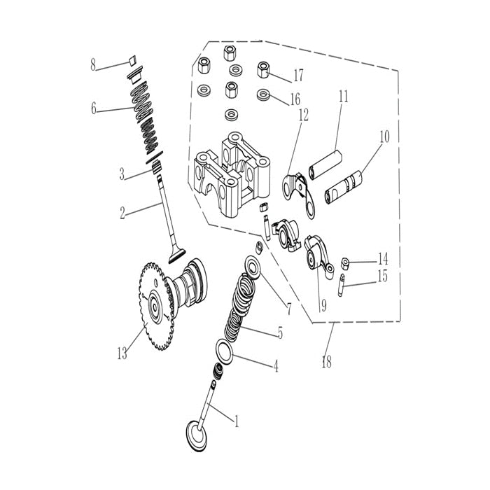 MSA 150 VALVE TIMING MECHANISM