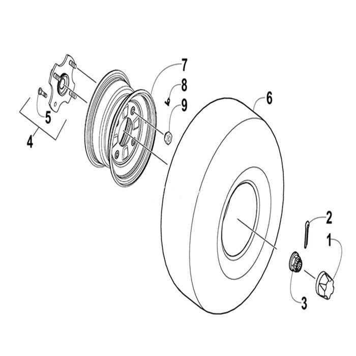 MSA 150 WHEEL REAR