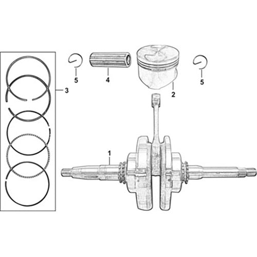 MSA 210 CRANKSHAFT COMP