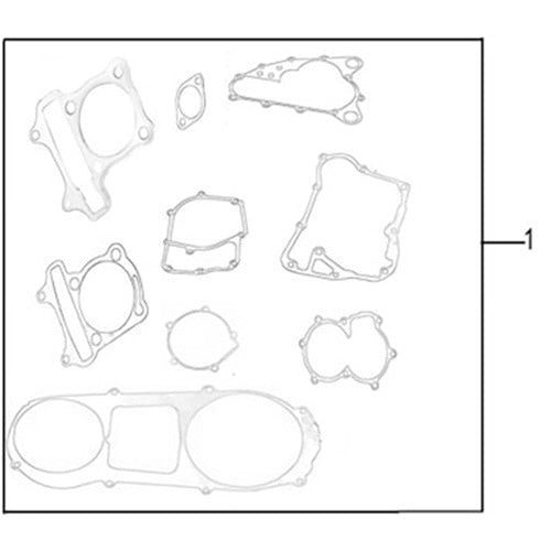 MSA 210 ENGINE GASKET KIT