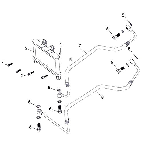 MSA 210 OIL RADIATOR