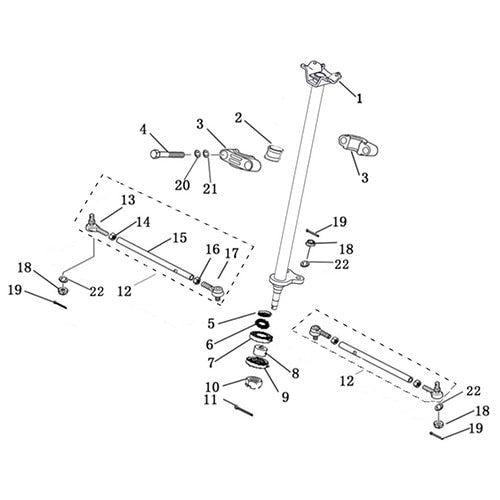 MSA 210 STEERING ASSY 2