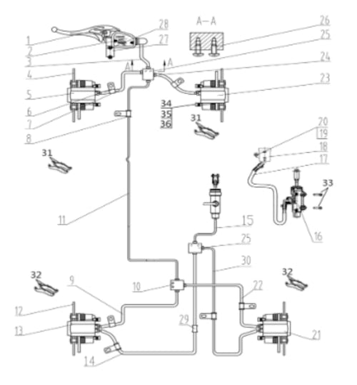 MSA 400 BRAKING SYSTEM (AFTER 2019)