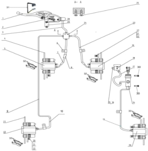 MSA 400 BRAKING SYSTEM (BEFORE 2019)