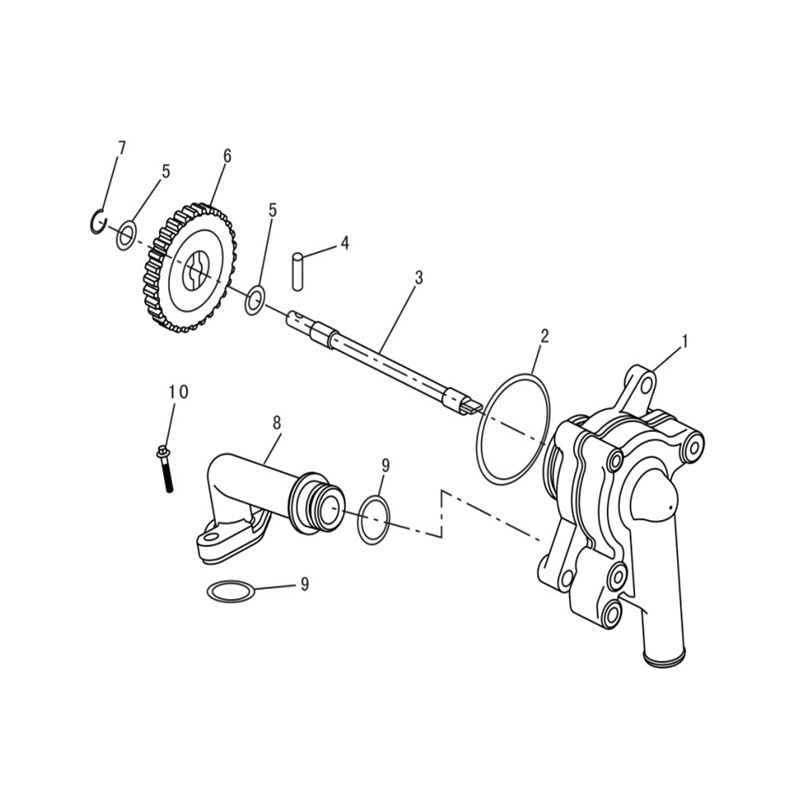 MSA 400 IMPELLER SHAFT