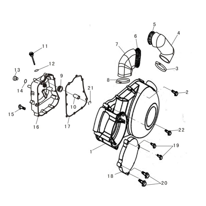 MSA 400 LEFT, RIGHT COVER