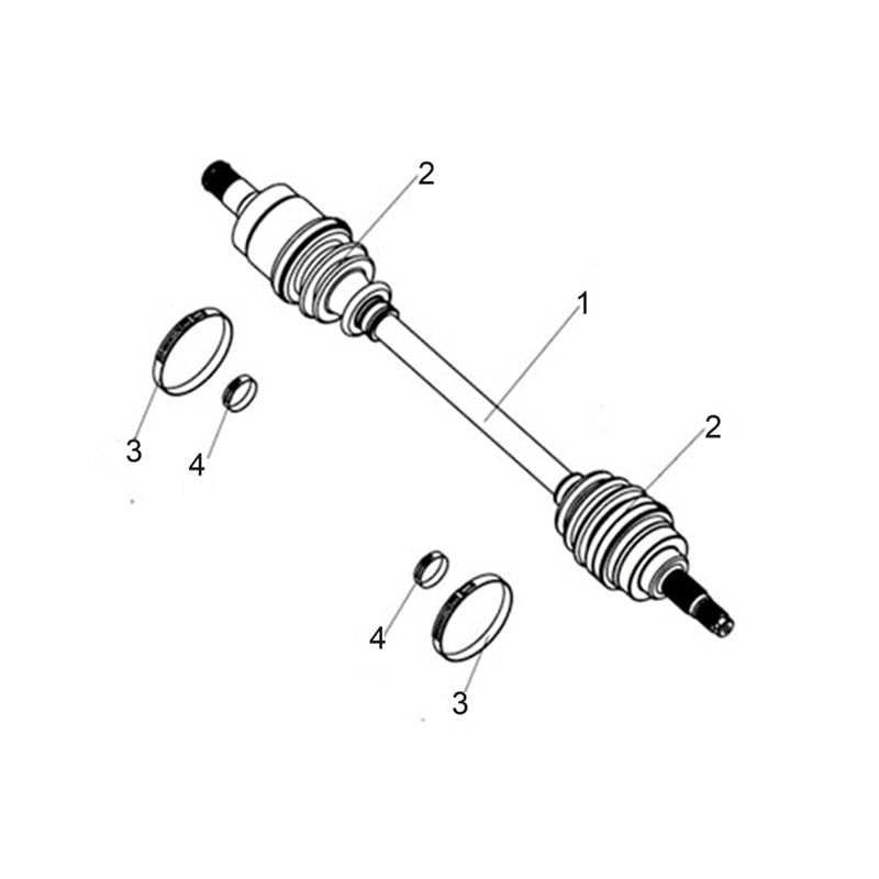 MSA 400 REAR DRIVE AXLE