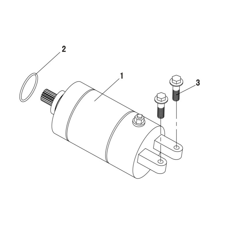 MSA 400 STARTING MOTOR