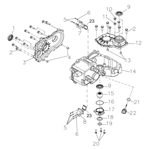 MSA 400 TRANSMISSION (FOR 4WD)