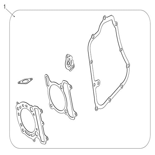 MSA 450 E17 FRAGILE GASKET ASSY