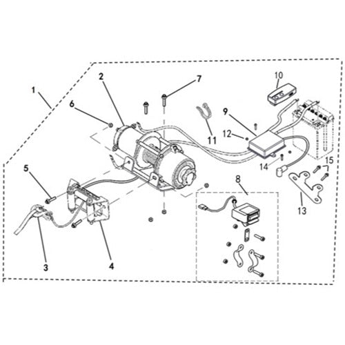 MSA 450 E18 WINCH (OPTION)