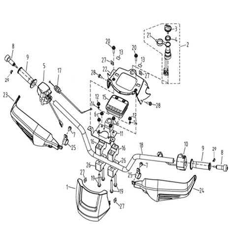 MSA 450 V01 HANDLEBAR