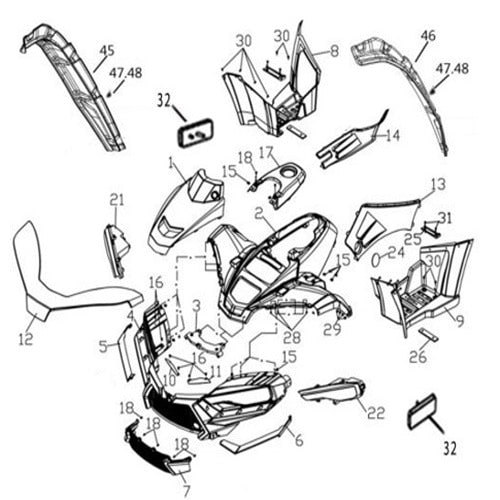 MSA 450 V05 FRONT BODY