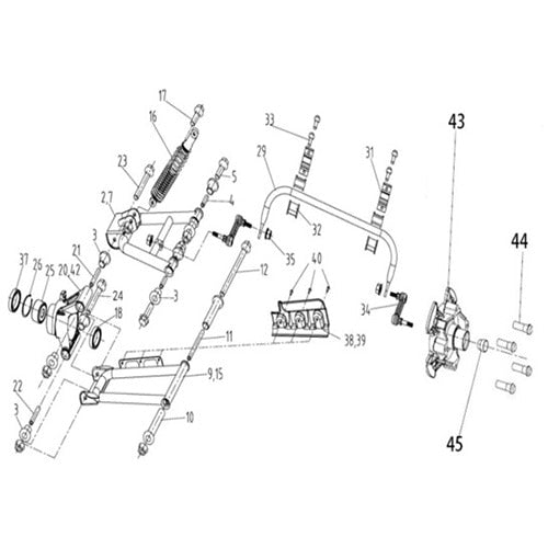 MSA 450 V07 REAR ARM