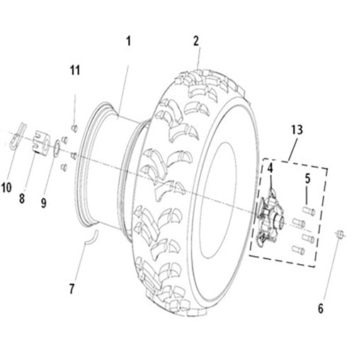 MSA 450 V08 WHEEL FRONT