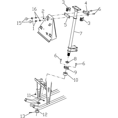 MSA 450 V17 STEERING COLUMN