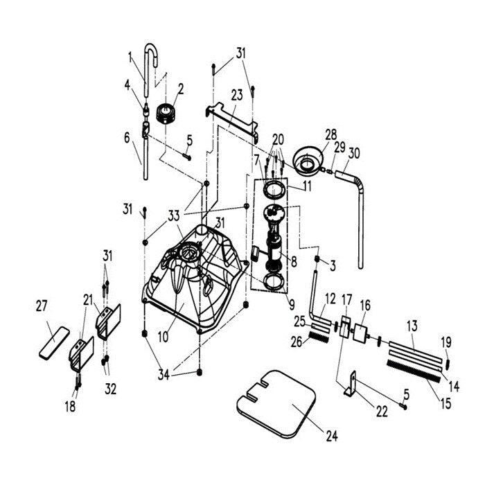 MSA 550 FUEL TANK (FOR 2018)