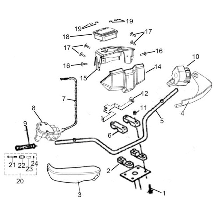 MSA 550 HANDLEBAR