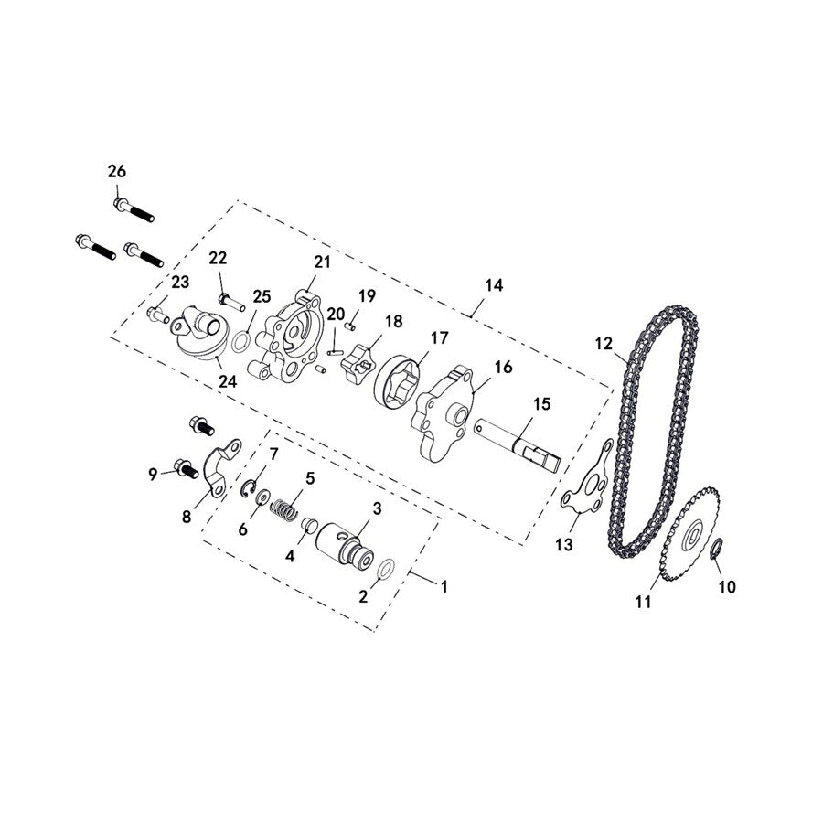 MSA 550 OIL PUMP