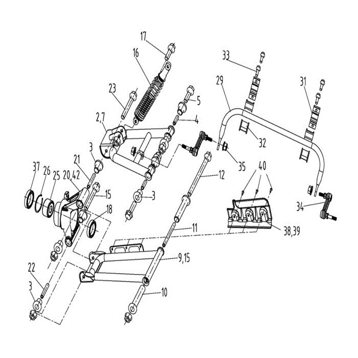 MSA 550 REAR ARM