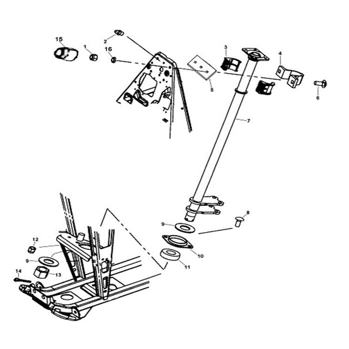 MSA 550 STEERING COLUMN