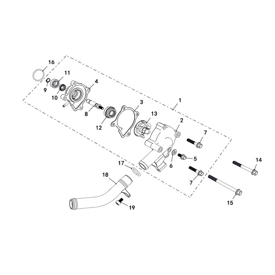 MSA 550 WATER PUMP