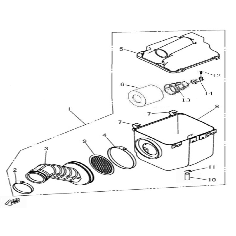 MSA 560 Air Cleaner