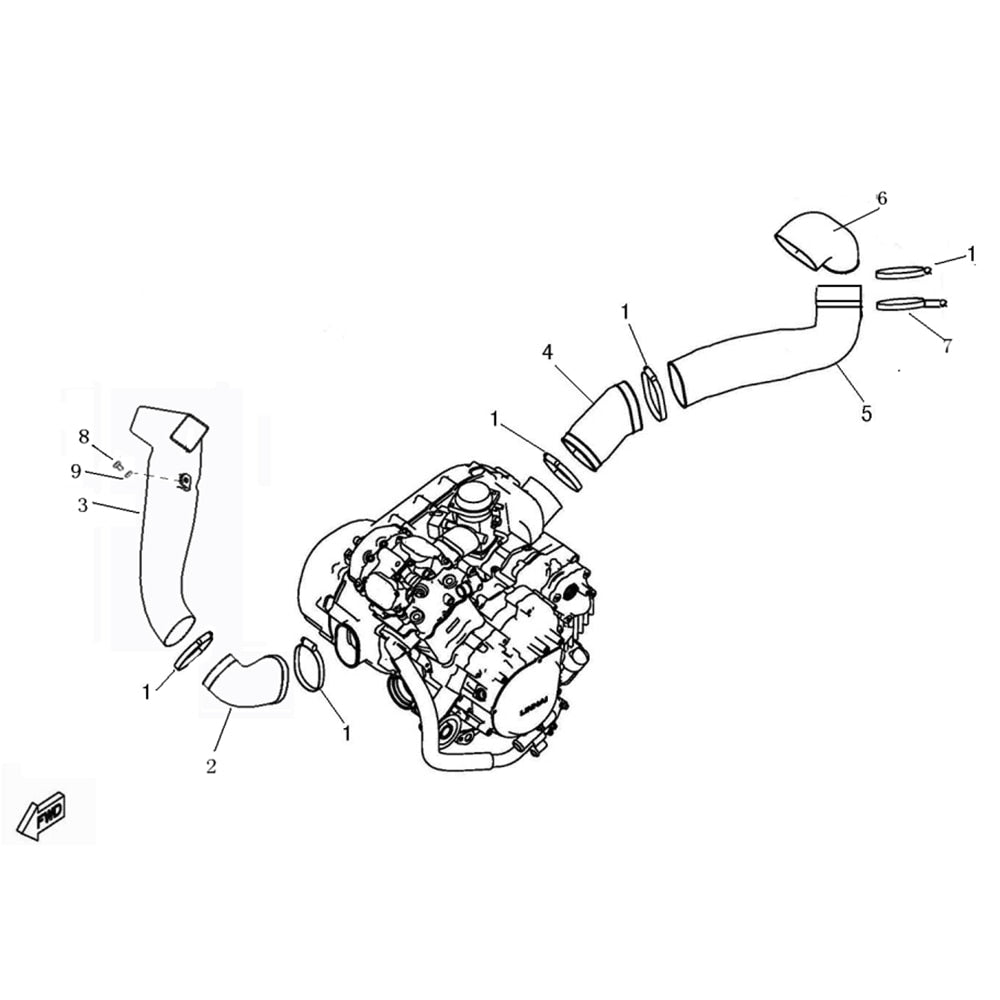 MSA 560 CVT Air Shroud