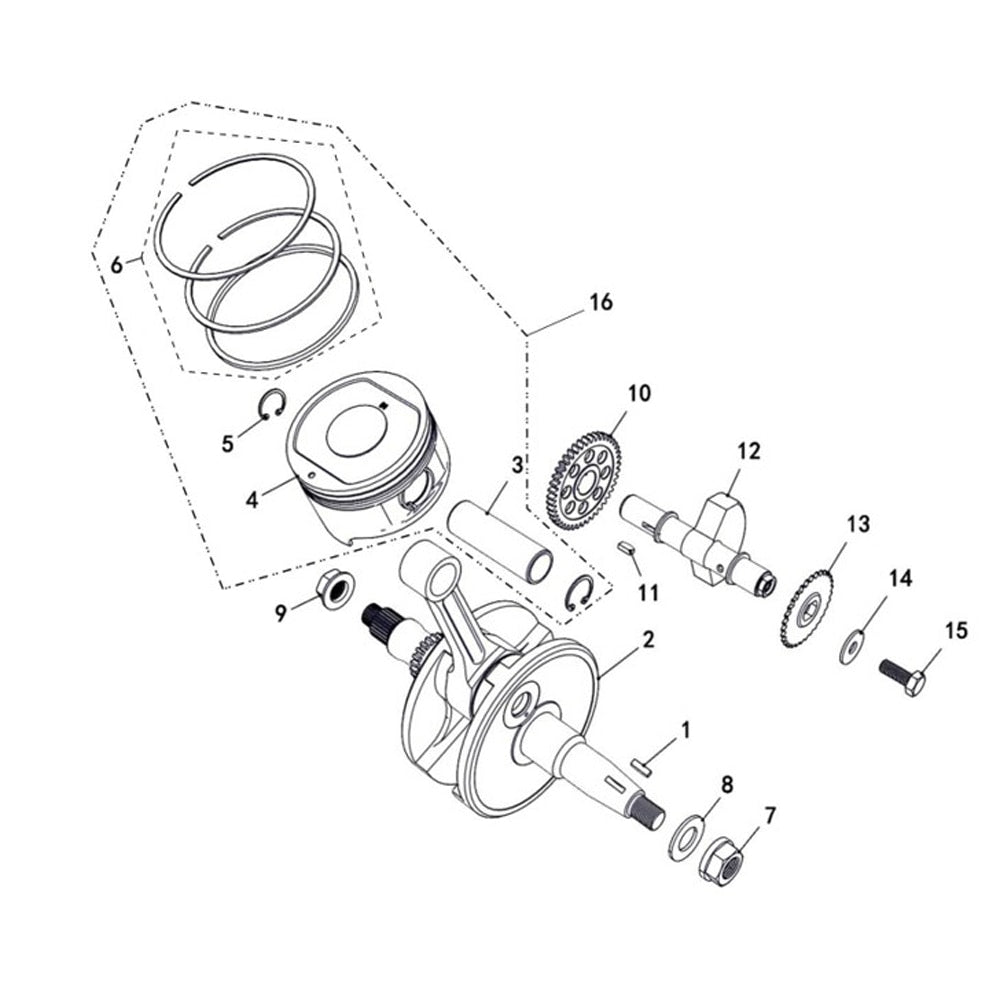 MSA 560 Crankshaft Comp